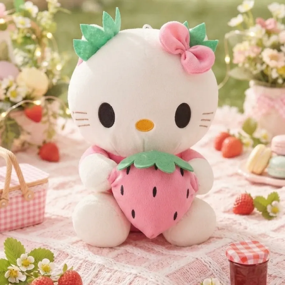 Çilek Hello Kitty Peluş Oyuncak